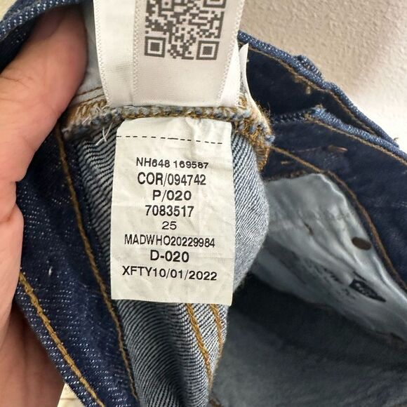 Madewell Balloon Jean Sz 25 Rinse Wash - Picture 9 of 10